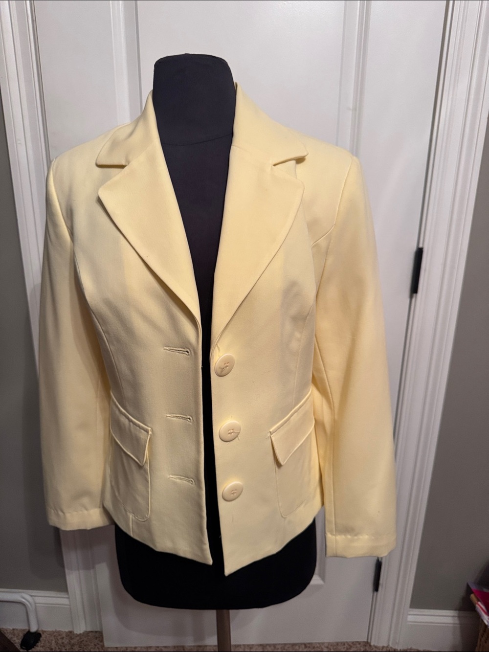 Vintage George Butter Yellow Women's Blazer